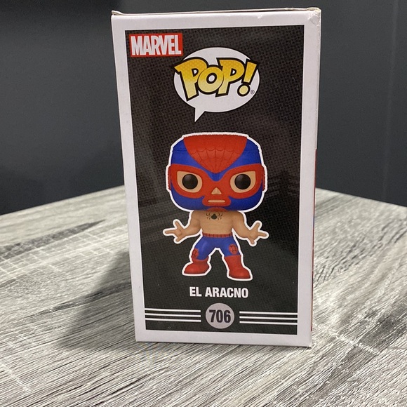 Funko Pop! | Marvel Lucha Libre #706: El Aracno (Spider-Man) - Bobble-Head - Picture 4 of 14
